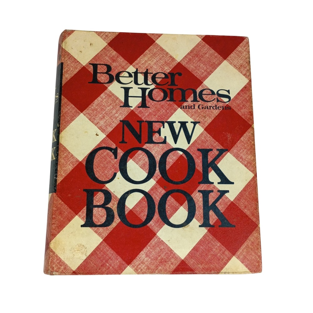 Vintage Better Homes and Gardens New Cook Book Red Gingham Binder Meredith Press